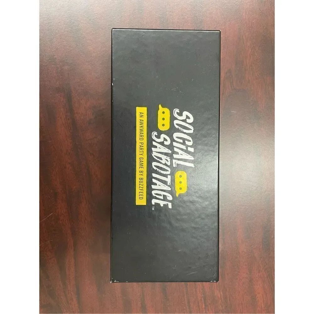 Social Sabotage BuzzFeed Card Game for 3+ players